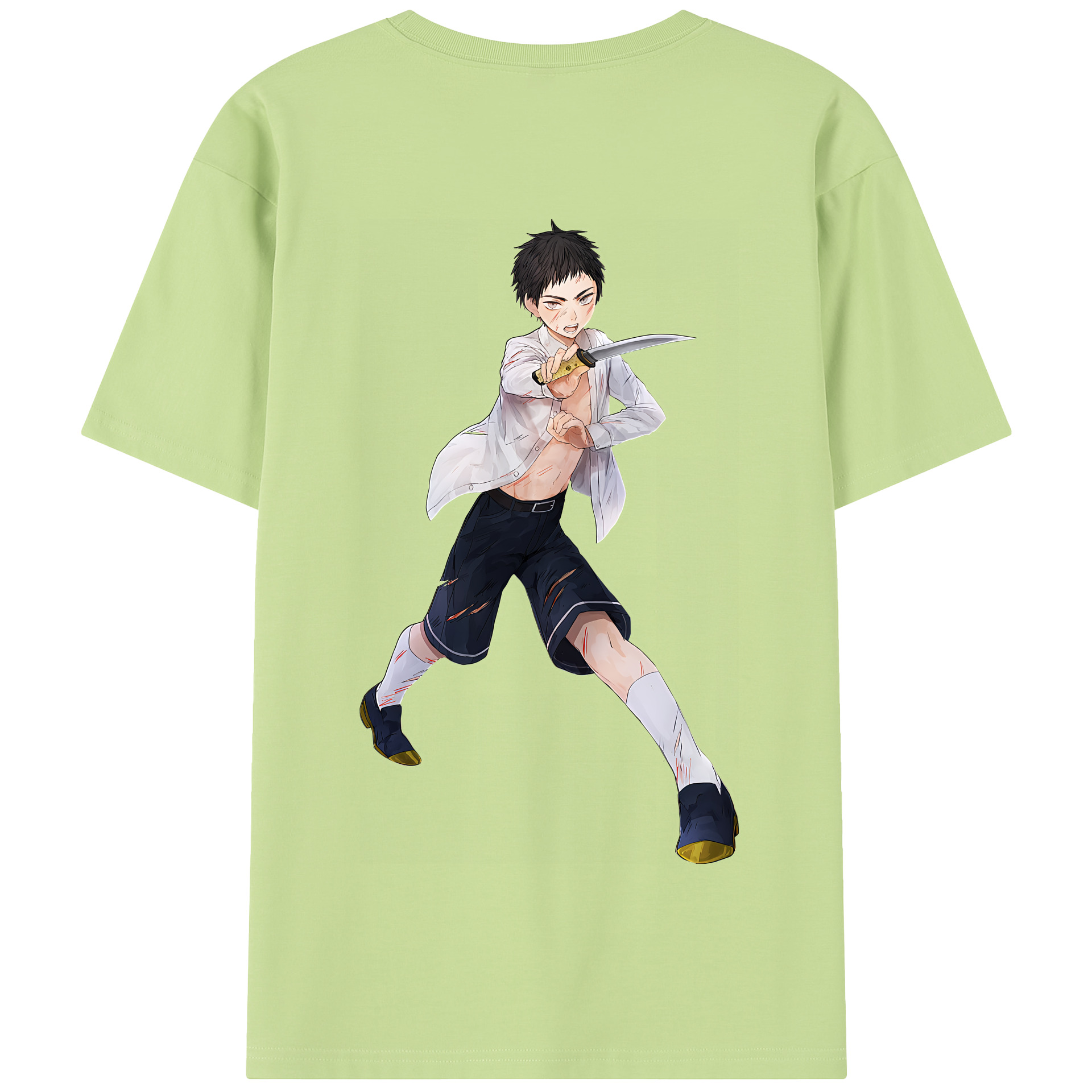 （画像用） 刀剣乱舞 Touken Ranbu 綿100％半袖Tシャツ（背面プリント）